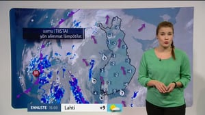 Sääennusteita: Sääennuste klo 9.00: 29.03.2016 09.30