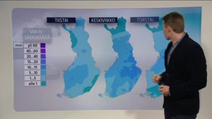 Sääennusteita: Sääennuste klo 18:00: 04.04.2016 18.26