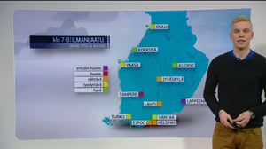 Sääennusteita: Sääennuste klo 9.00: 05.04.2016 09.22
