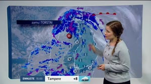 Sääennusteita: Sääennuste klo 9: 07.04.2016 09.22