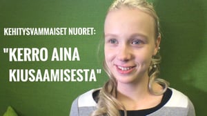 Yle Uutisluokka: Kehitysvammaisten nuorten Suomi-tekoja (S): 11.04.2016 12.23