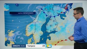 Sääennusteita: Sääennuste klo 9.00: 13.04.2016 09.22