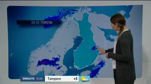Sääennusteita: Sääennuste klo 9.00: 14.04.2016 09.27