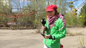Yle Nyheter: Susanna Sjöstedt mäter strålningen i Pripjat: 20.04.2016 14.57