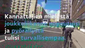 Yle Uutiset Uusimaa: Hämeentien pyörätiet jakavat mielipiteitä Helsingissä: 21.04.2016 18.56