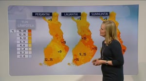 Sääennusteita: Sääennuste klo 18 (S): 28.04.2016 18.55