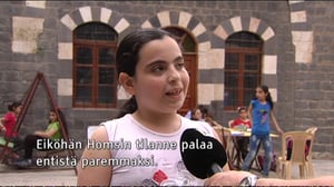 Yle Uutisluokka Triplet: Homsin raunioissa elää lasten toivo paremmasta (S): 04.05.2016 13.30