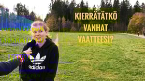 Yle Uutisluokka: Vaatteet ostetaan ketjuliikkeistä - kuinka moni kierrättää? (S): 31.10.2016 15.54