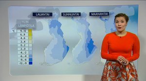 Sääennusteita: Sääennuste klo 1800 (S): 06.01.2017 18.11