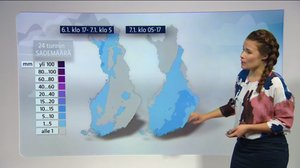 Sääennusteita: Sääennuste klo 18 (S): 07.01.2017 18.30