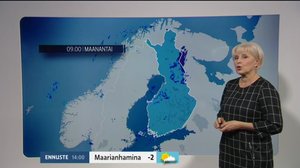 Sääennusteita: Sääennuste klo 9.00 (S): 16.01.2017 09.42