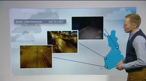Sääennusteita: Sääennuste klo 6.30: 23.01.2017 06.51