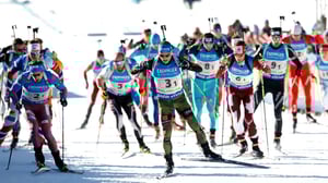 Ampumahiihdon MC: Miesten viesti: 11.12.2016 12.10