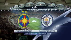 Jalkapallon Mestarien liiga: Steaua Bukarest - Manchester City: 16.08.2016 21.35