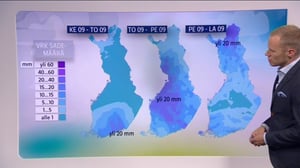 Sääennusteita: Sääennuste klo 18.00 (S): 15.06.2016 18.30