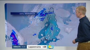 Sääennusteita: Sääennuste klo 9.00 (S): 20.06.2016 09.00
