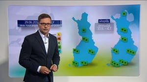 Sääennusteita: Sääennuste klo 18.00 (S): 29.06.2016 18.37