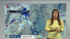 Sääennusteita: Sääennuste klo 9.00: 31.08.2016 09.00