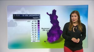 Sääennusteita: Sääennuste klo 18.00 (S): 01.09.2016 18.23