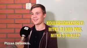 Yle Uutisluokka: Kouluruokakokeilu: 3 lajia pois, 3 tilalle (S): 11.10.2016 14.37