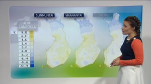 Sääennusteita: Sääennuste klo 18 (S): 15.10.2016 18.18