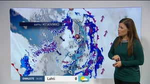 Sääennusteita: Sääennuste klo 9.00 (S): 30.11.2016 09.34