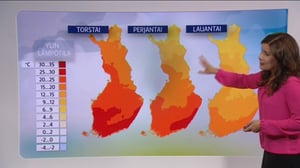 Sääennusteita: Sääennuste klo 18:00 (S): 01.06.2016 18.46