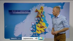Sääennusteita: Sääennuste klo 9.00: 08.06.2016 09.00