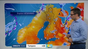 Sääennusteita: Sääennuste klo 9.00: 22.06.2016 09.21