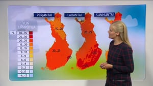 Sääennusteita: Sääennuste klo 18.00 (S): 30.06.2016 18.14