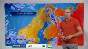 Sääennusteita: Sääennuste klo 9.00 (S): 01.07.2016 09.33