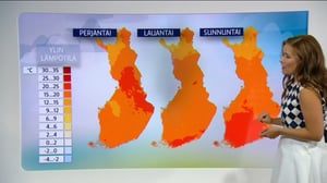 Sääennusteita: Sääennuste klo 18.00 (S): 07.07.2016 18.14