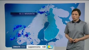 Sääennusteita: Sääennuste klo 9:00: 11.07.2016 09.21