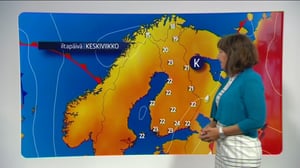 Sääennusteita: Sääennuste klo 18 (S): 20.07.2016 18.16