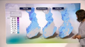 Sääennusteita: Sääennuste 1800 (S): 08.08.2016 18.29