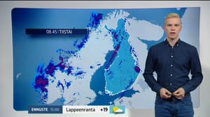 Sääennusteita: Sääennuste klo 9.00 (S): 09.08.2016 09.00