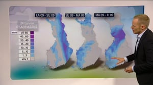 Sääennusteita: Sääennuste klo 1800 (7): 19.08.2016 18.28