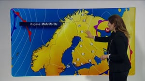 Sääennusteita: Sääennuste klo 18.00 (S): 12.09.2016 18.23