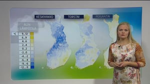 Sääennusteita: Sääennuste klo 6.30 (S): 04.10.2016 06.48