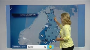 Sääennusteita: Sääennuste klo 9.00 (S): 10.10.2016 09.26