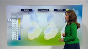 Sääennusteita: Sääennuste klo 18 (S): 10.10.2016 18.30