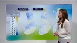 Sääennusteita: Sääennuste klo 18 (S): 11.10.2016 18.37