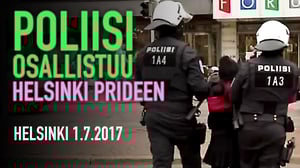 Poliisi keskeyttää Pride-kulkueen mielenilmaisun