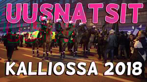 Uusnatsien mielenosoitus yleisömenestys, liput vietiin käsistä!