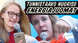 Tunnistaako nuoriso energiajuomat?