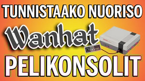 Tunnistaako Nuoriso wanhat pelikonsolit?