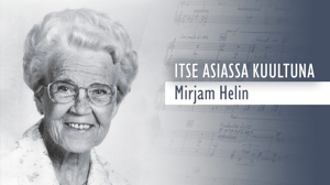 Oopperalaulaja, musiikin mesenaatti Mirjam Helin