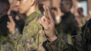 Krigsmannaedgång i Dragsvik