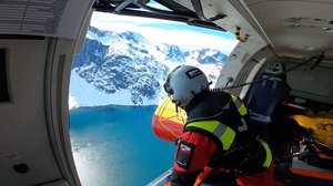 Lentopelastajat arktisten olojen armoilla