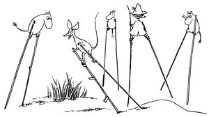 Muumipeikko ja pyrstötähti Tove Janssonin lukemana ja kuvittamana